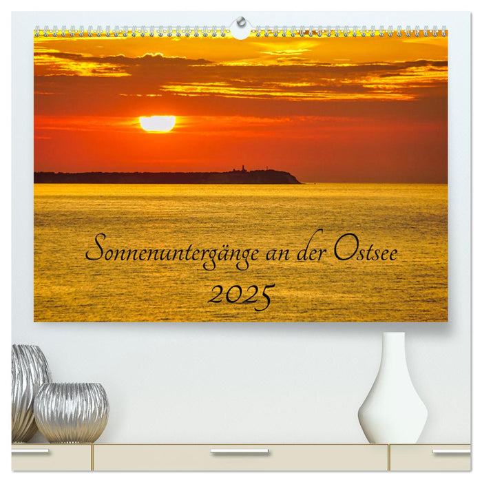 Sonnenuntergänge an der Ostsee (CALVENDO Premium Wandkalender 2025)