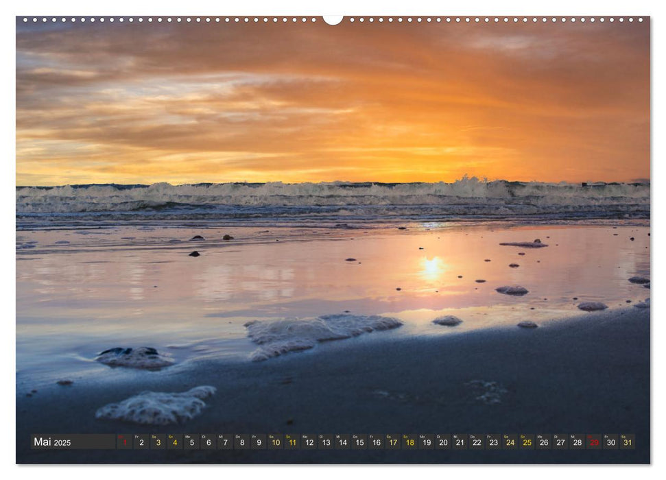 Sonnenuntergänge an der Ostsee (CALVENDO Premium Wandkalender 2025)