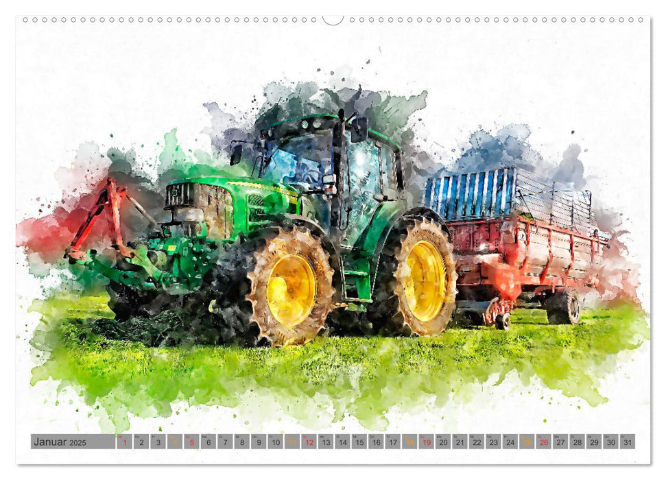 Landwirtschaft - Gigantisch (CALVENDO Premium Wandkalender 2025)