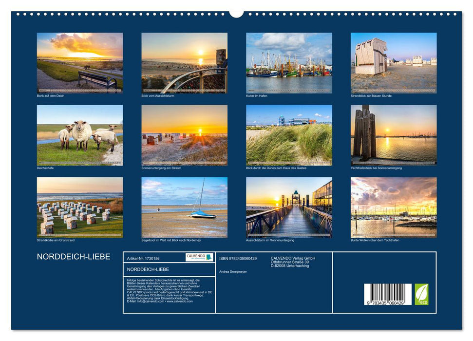 NORDDEICH-LIEBE (CALVENDO Premium Wandkalender 2025)