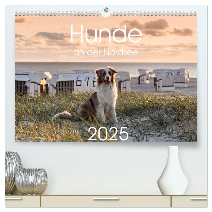 Hunde an der Nordsee (CALVENDO Premium Wandkalender 2025)