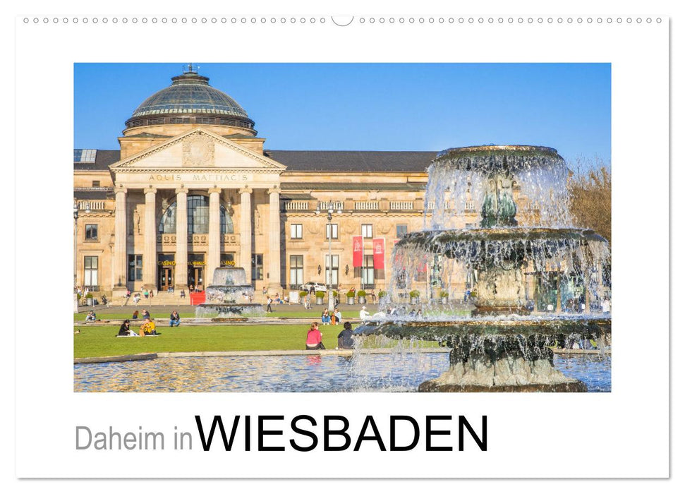 Daheim in Wiesbaden (CALVENDO Wandkalender 2025)