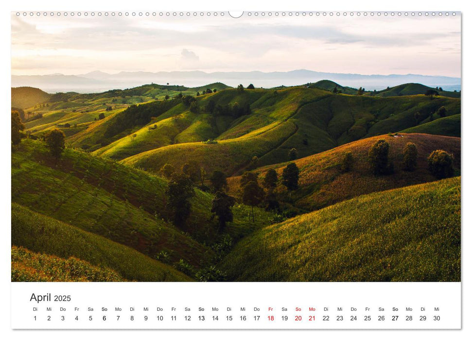 Thailand - Das Land des Lächelns. (CALVENDO Premium Wandkalender 2025)