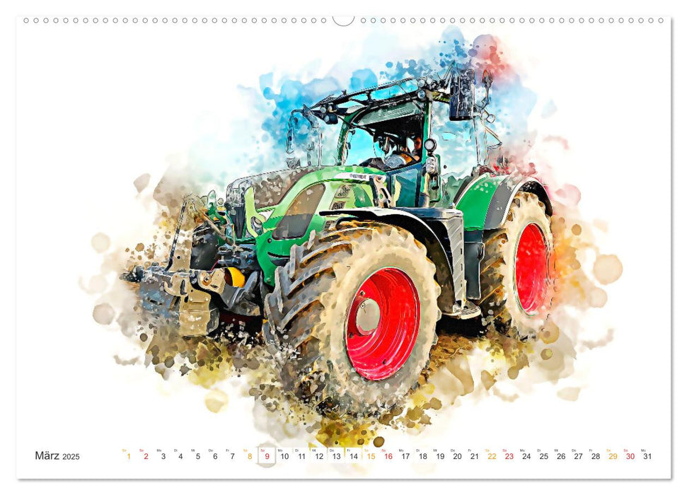 Landwirtschaft - Hightech Giganten (CALVENDO Premium Wandkalender 2025)