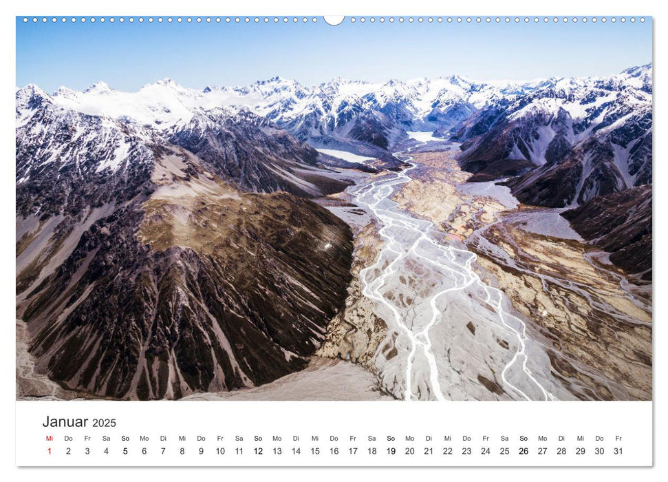 Naturschauspiel Neuseeland (CALVENDO Premium Wandkalender 2025)