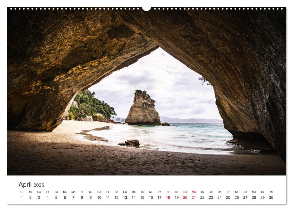 Naturschauspiel Neuseeland (CALVENDO Premium Wandkalender 2025)