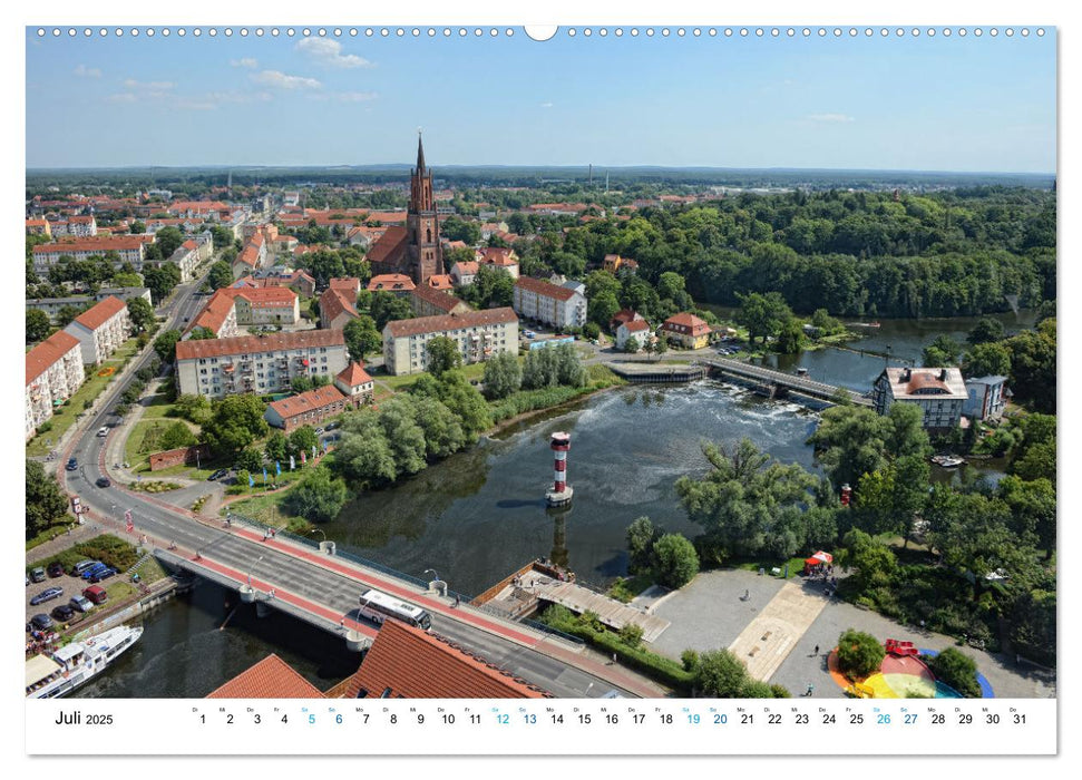 Die Havel entlang - Brandenburg, Rathenow, Havelberg (CALVENDO Premium Wandkalender 2025)