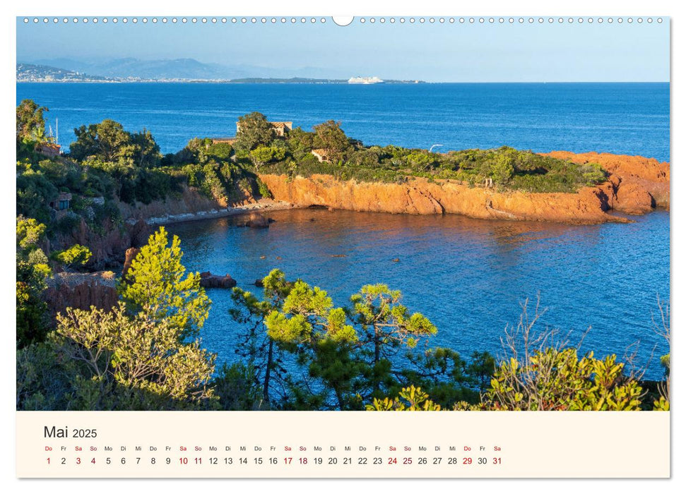 Wunderschöne Côte d'Azur (CALVENDO Premium Wandkalender 2025)