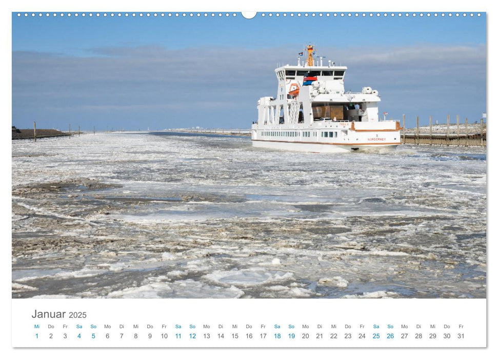 Moin Norden-Norddeich (CALVENDO Premium Wandkalender 2025)