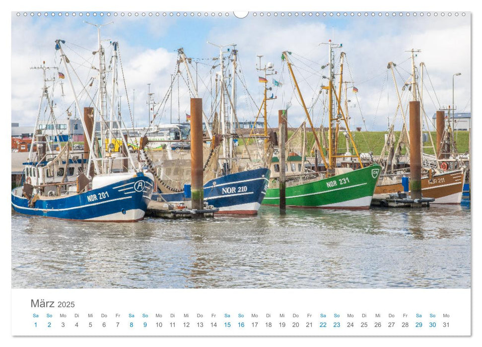 Moin Norden-Norddeich (CALVENDO Premium Wandkalender 2025)