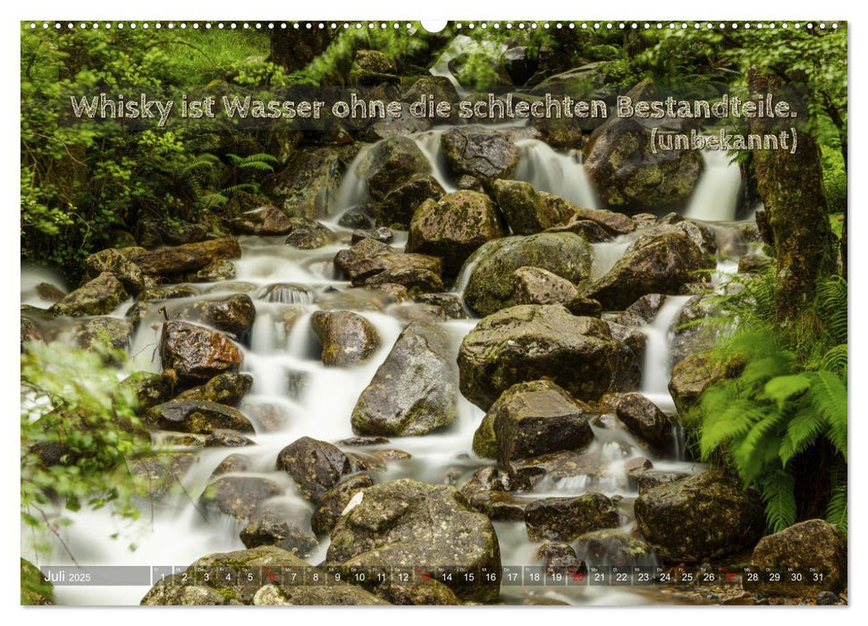 Whisky-Sprüche (CALVENDO Premium Wandkalender 2025)