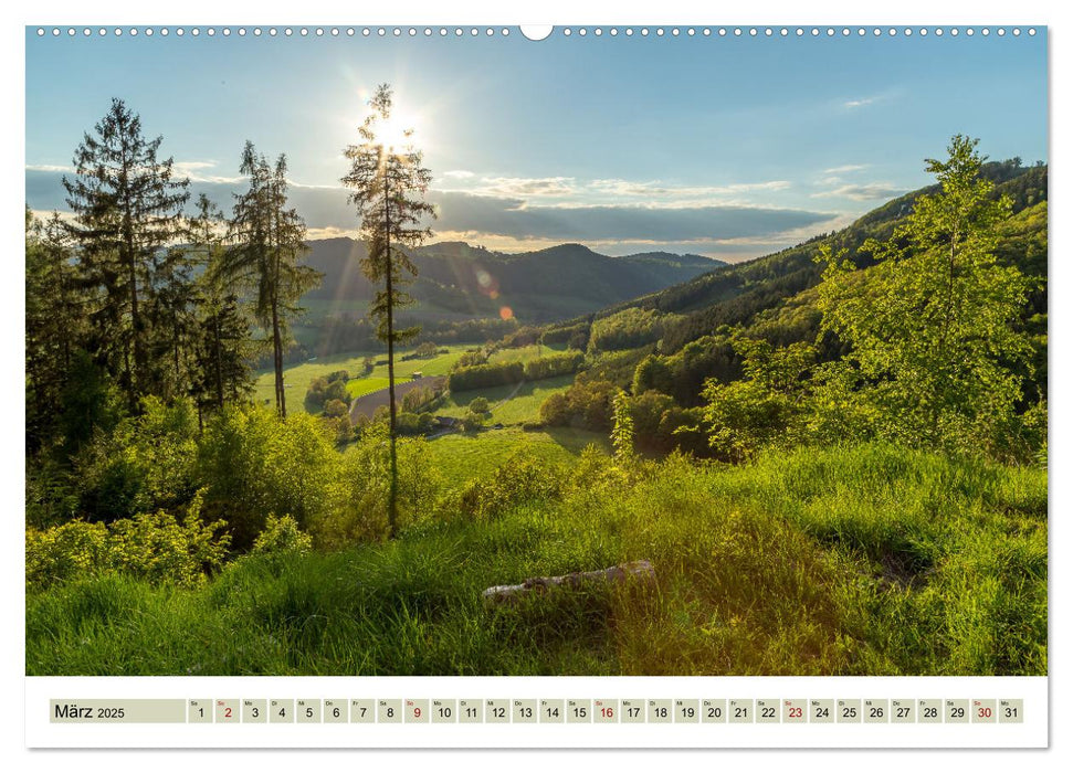 Sauerland - Land der tausend Berge (CALVENDO Wandkalender 2025)