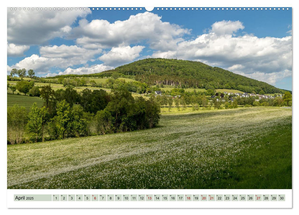 Sauerland - Land der tausend Berge (CALVENDO Wandkalender 2025)