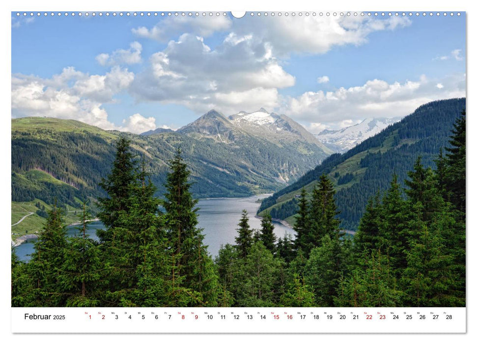 Wandern am Gerlospass - Naturparadies zwischen Tirol und Salzburger Land (CALVENDO Premium Wandkalender 2025)