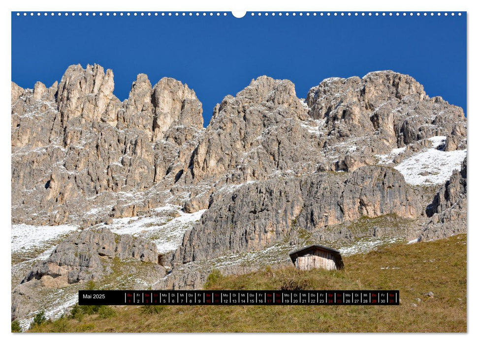 Dolomiten - Latemar und Rosengarten (CALVENDO Premium Wandkalender 2025)