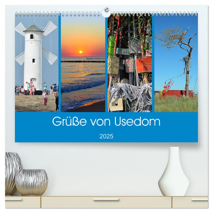 Grüße von Usedom (CALVENDO Premium Wandkalender 2025)