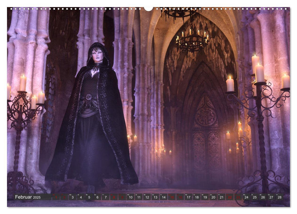 Gothic Sehnsucht (CALVENDO Premium Wandkalender 2025)