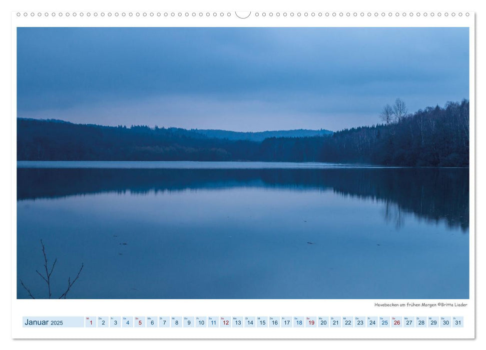 Möhnesee - das westfälische Meer (CALVENDO Premium Wandkalender 2025)