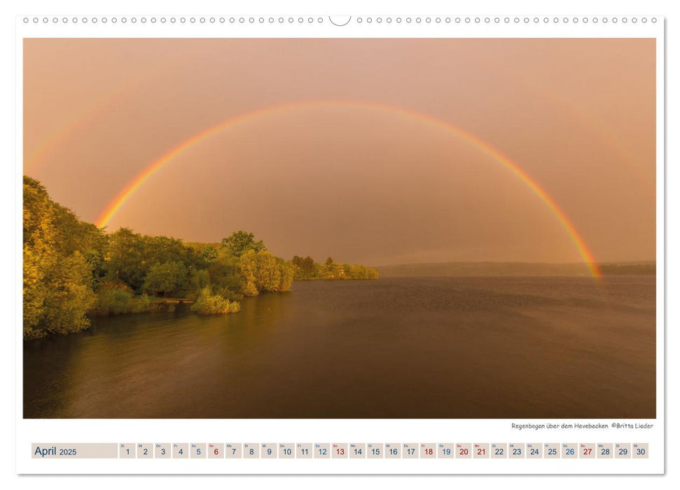 Möhnesee - das westfälische Meer (CALVENDO Premium Wandkalender 2025)