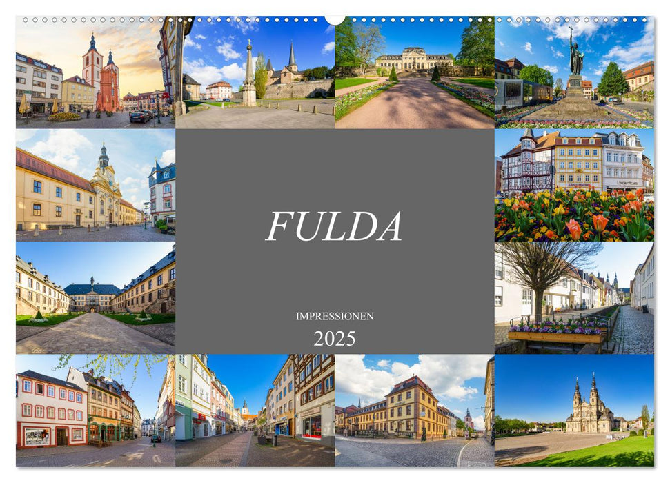 Fulda Impressionen (CALVENDO Wandkalender 2025)