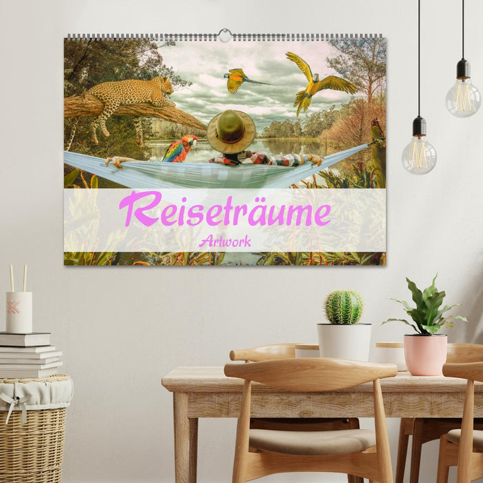 Reiseträume - Artwork (CALVENDO Wandkalender 2025)