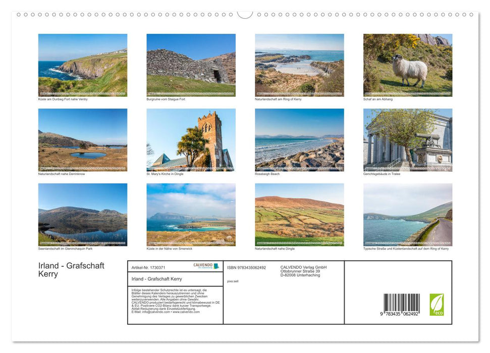 Irland - Grafschaft Kerry (CALVENDO Premium Wandkalender 2025)