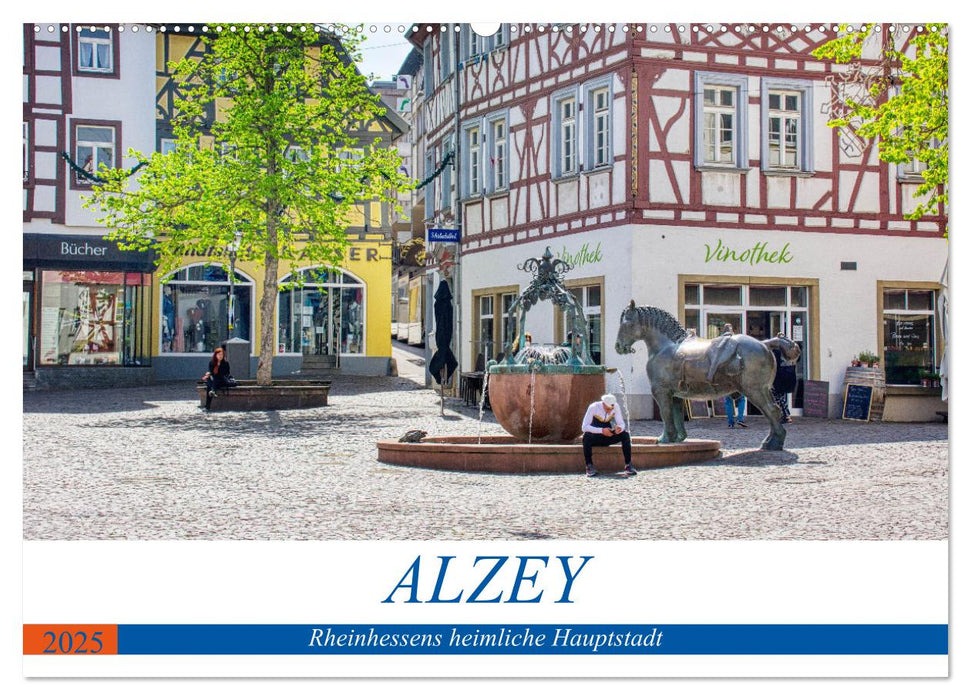 Alzey - Rheinhessens heimliche Hauptstadt (CALVENDO Wandkalender 2025)