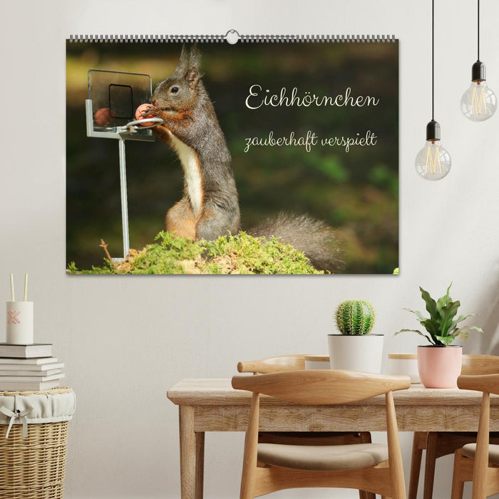 Eichhörnchen - zauberhaft verspielt (CALVENDO Wandkalender 2025)