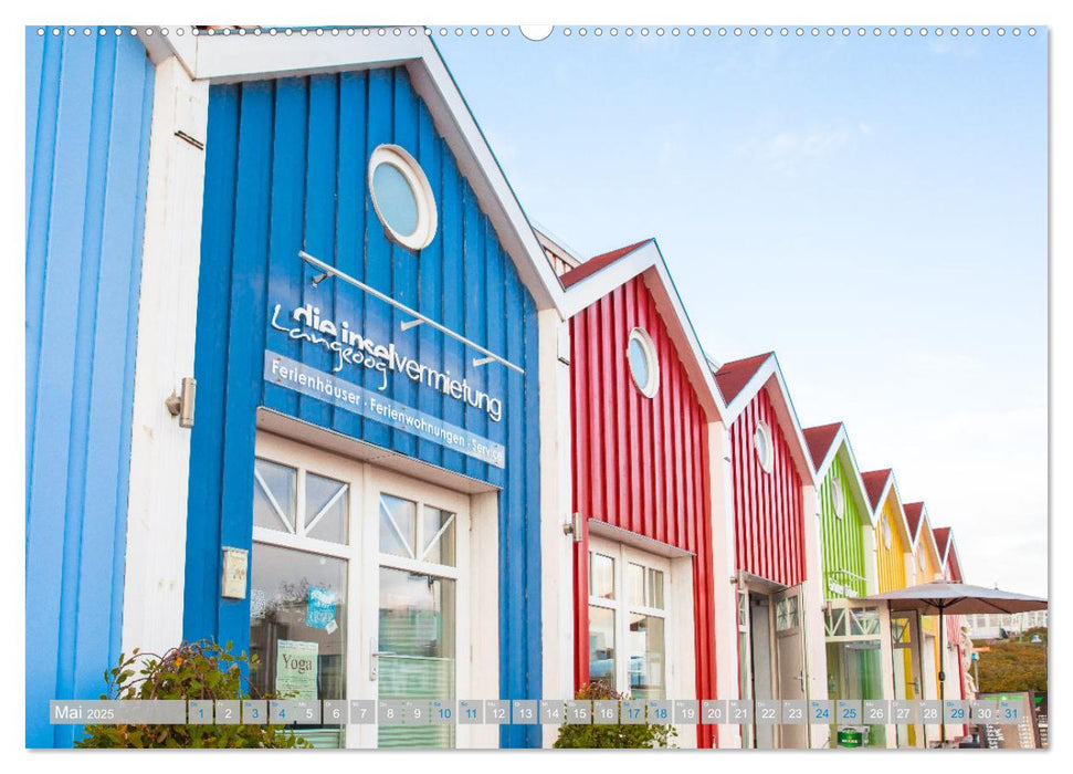 Am Strand von Langeoog (CALVENDO Premium Wandkalender 2025)