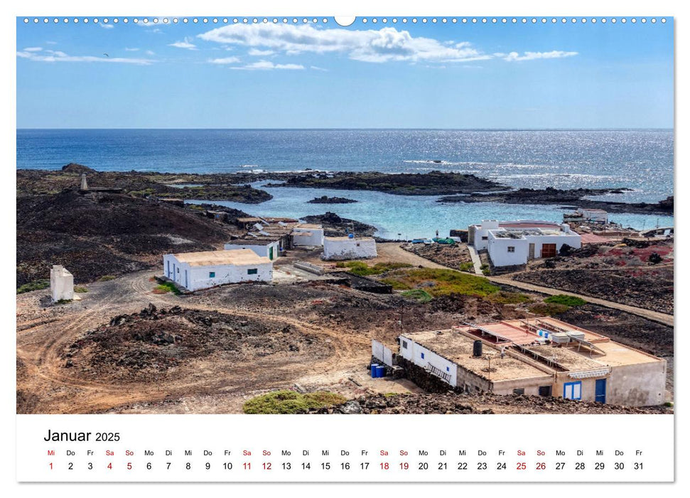 Isla de Lobos - Inseljuwel zwischen Fuerteventura und Lanzarote (CALVENDO Premium Wandkalender 2025)