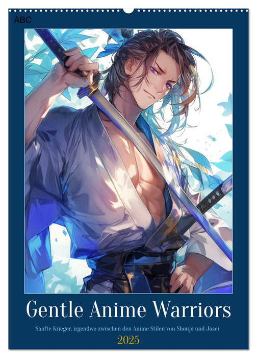 Gentle Anime Warriors (CALVENDO Wandkalender 2025)