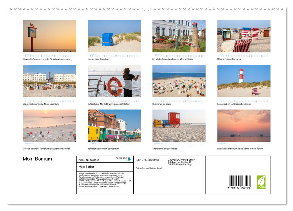 Moin Borkum (CALVENDO Wandkalender 2025)