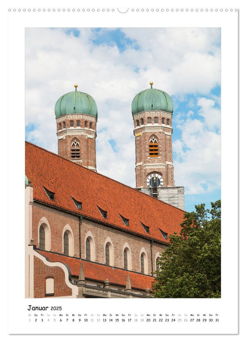 Liebenswertes München - Stilisierte Fotografien (CALVENDO Premium Wandkalender 2025)