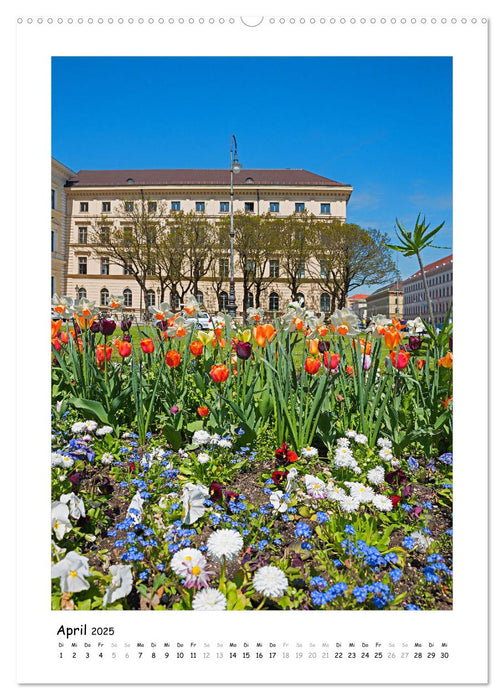 Liebenswertes München - Stilisierte Fotografien (CALVENDO Premium Wandkalender 2025)