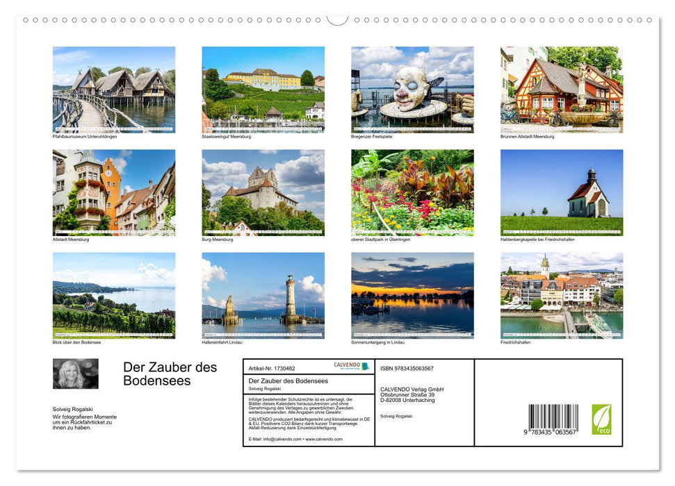 Der Zauber des Bodensees (CALVENDO Premium Wandkalender 2025)