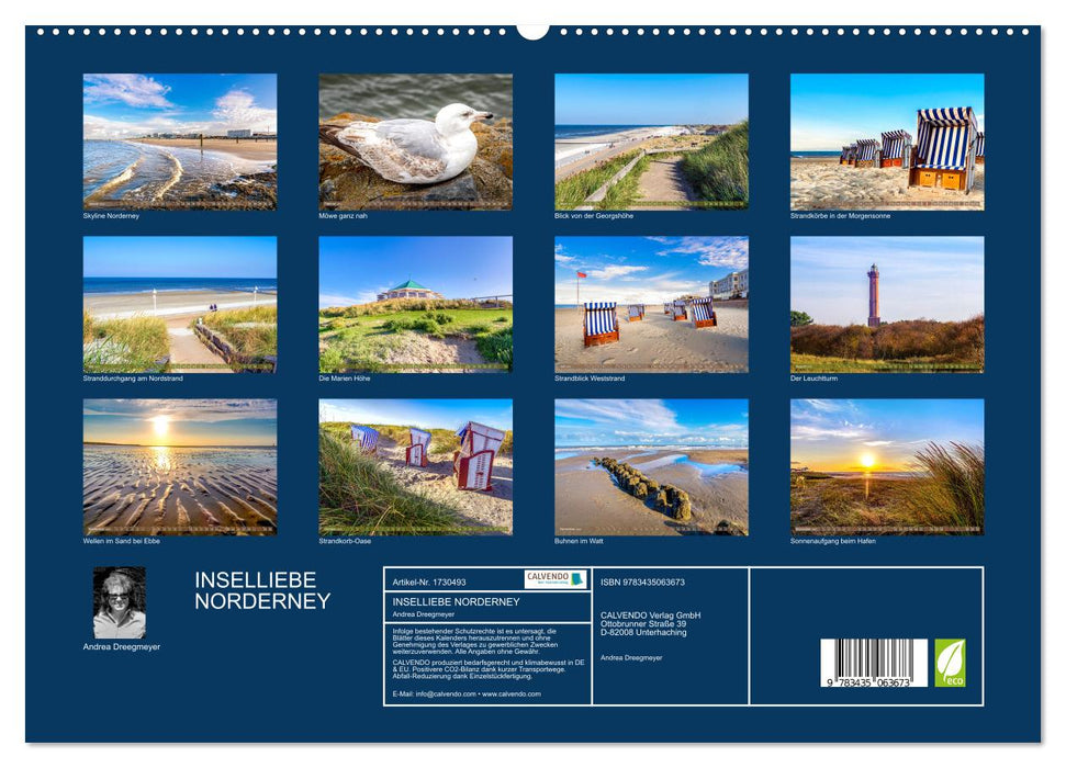 INSELLIEBE NORDERNEY (CALVENDO Premium Wandkalender 2025)