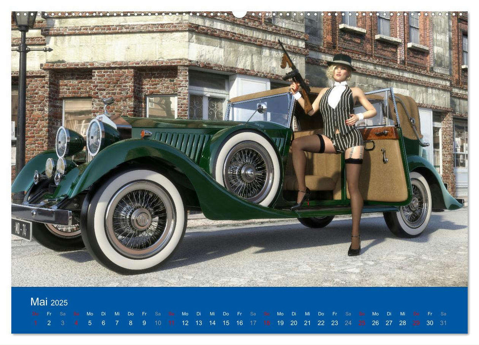 Freche Frauen und heiße Kisten (CALVENDO Wandkalender 2025)