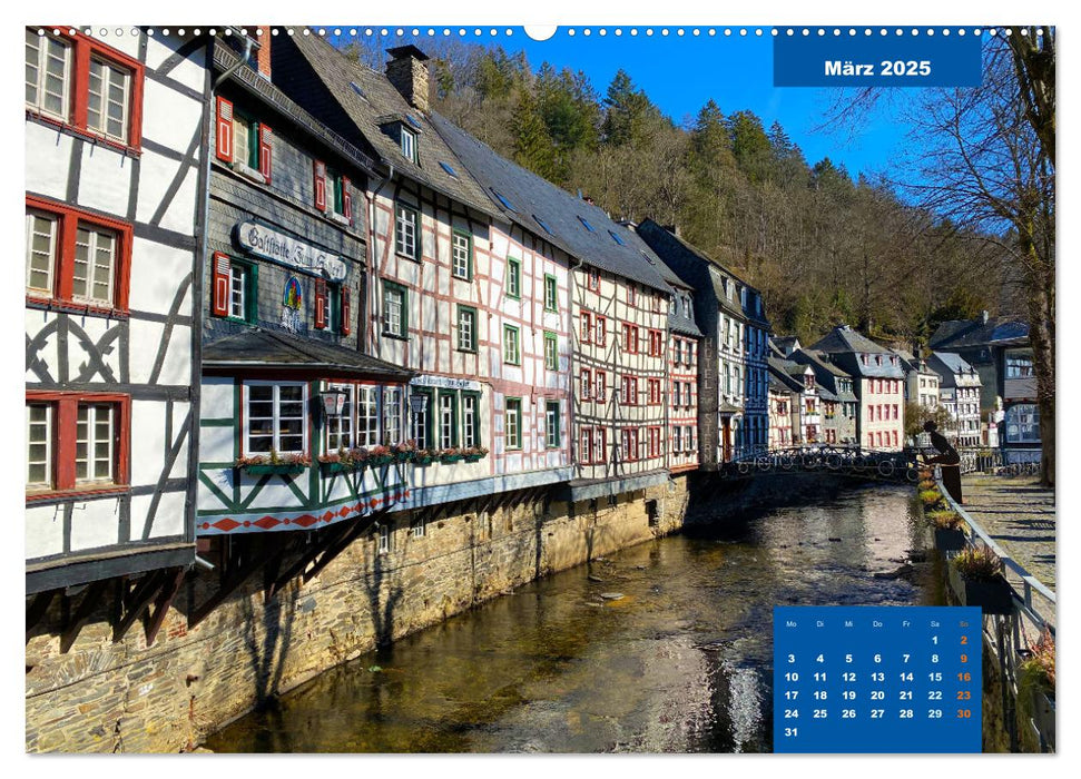 Erlebe mit mir Monschau (CALVENDO Premium Wandkalender 2025)