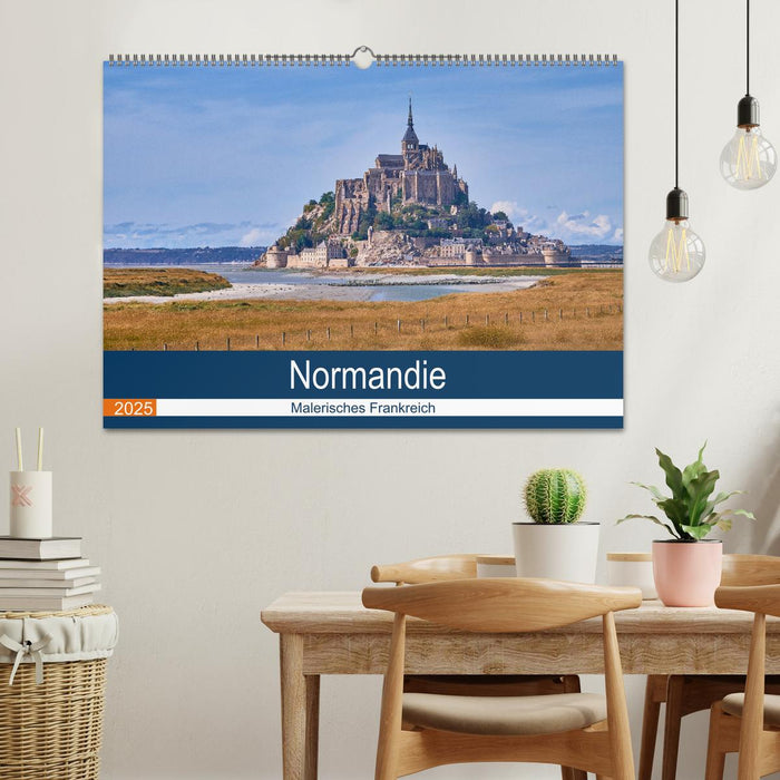 Traumreisen Normandie (CALVENDO Wandkalender 2025)