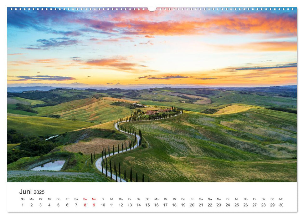 Traumdestination Italien (CALVENDO Premium Wandkalender 2025)