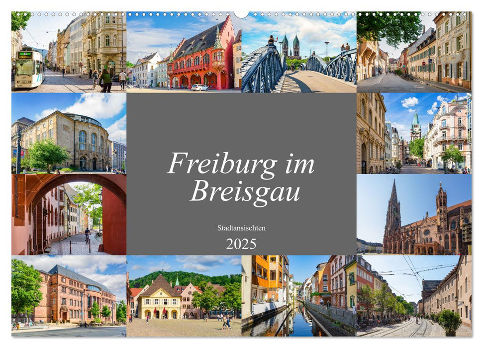 Freiburg im Breisgau Impressionen (CALVENDO Wandkalender 2025)