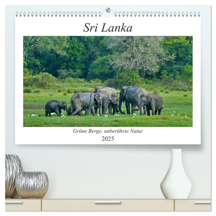 Sri Lanka, Grüne Berge - unberührte Natur (CALVENDO Premium Wandkalender 2025)