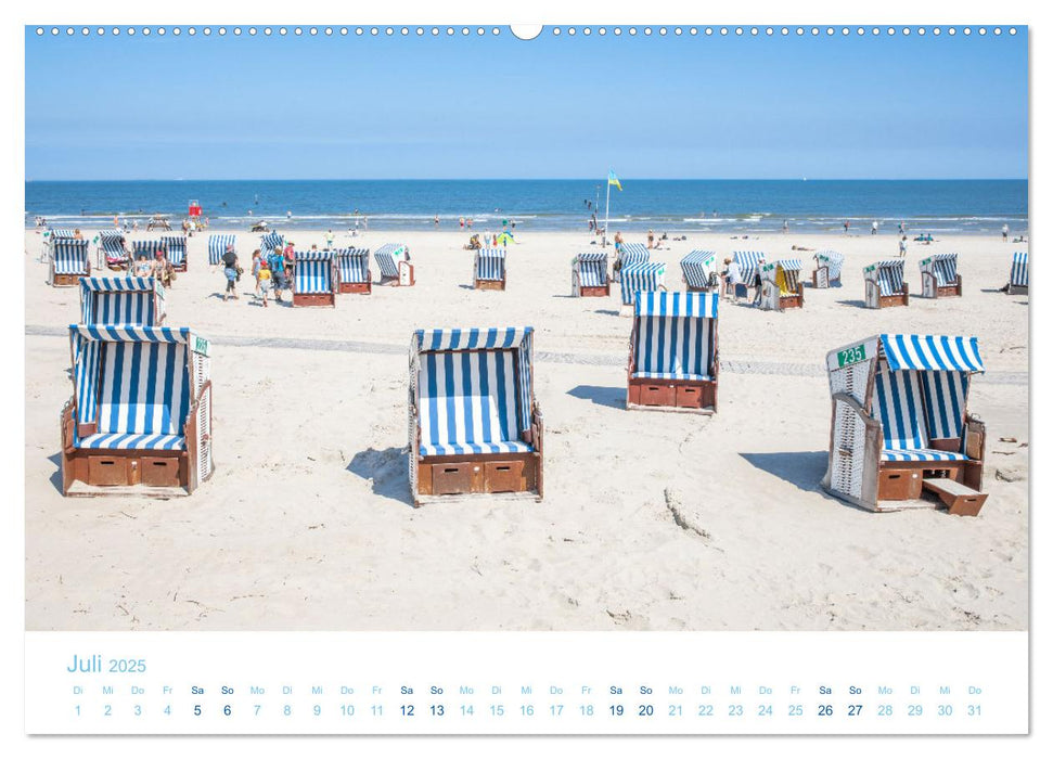 Sommer auf Norderney (CALVENDO Premium Wandkalender 2025)