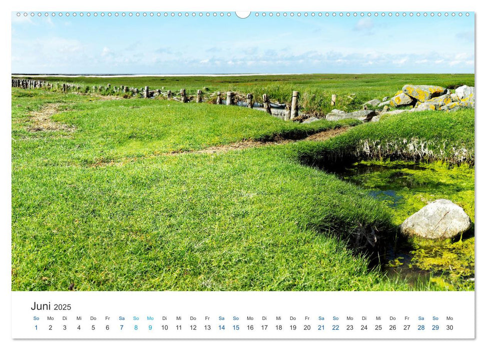 Deutsche Küste - Nordsee und Ostsee (CALVENDO Wandkalender 2025)