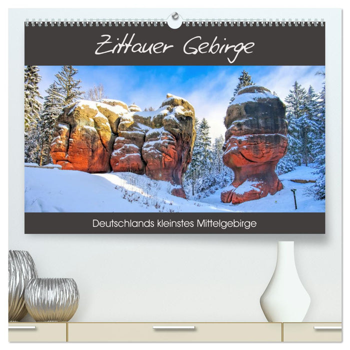 Zittauer Gebirge - Deutschlands kleinstes Mittelgebirge (CALVENDO Premium Wandkalender 2025)