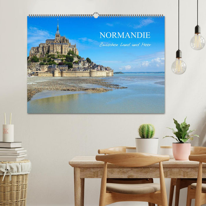 Normandie - zwischen Land und Meer (CALVENDO Wandkalender 2025)