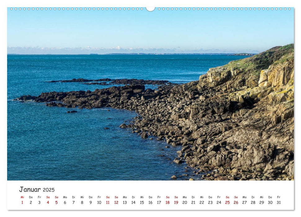 Golf von Morbihan, der Süden der Bretagne (CALVENDO Premium Wandkalender 2025)