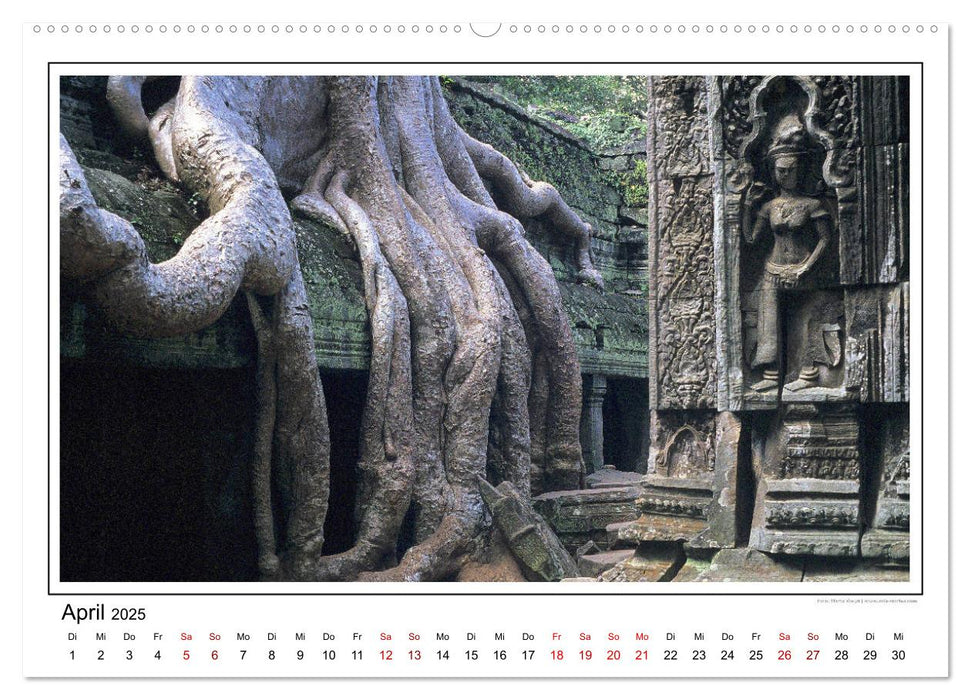 ANGKOR - IM REICH DER KHMER (CALVENDO Premium Wandkalender 2025)