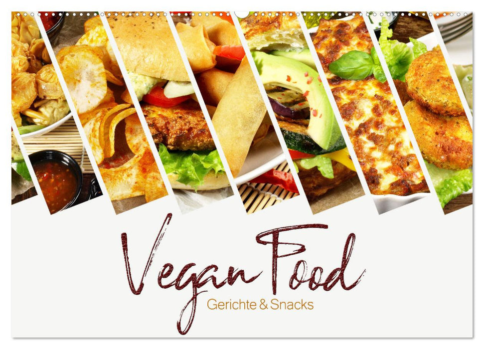 Vegan Food Kalender – Gerichte und Snacks (CALVENDO Wandkalender 2025)