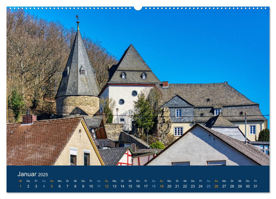 Herrstein - Mittelalter an der Edelsteinstraße (CALVENDO Premium Wandkalender 2025)